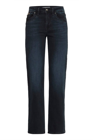 PZKarolina HW Jeans Straight Leg Blue Black