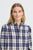 PZDeva Blouse Blue Check
