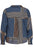 CULeila Greece Blouse Blue/Brown Graghit