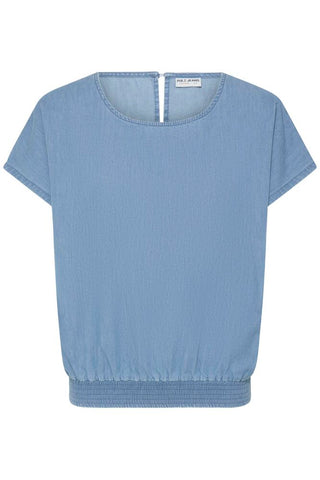 PZJill SS Blouse Light Blue