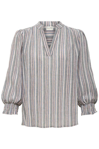 PZMaria LS Shirt Blue/Pink Stripe