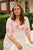 KCrosa Midi Dress White Rose Bord