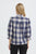 PZDeva Blouse Blue Check