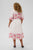 KCrosa Midi Dress White Rose Bord