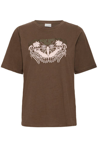 PZDaina T-Shirt SS Chocolate Brown