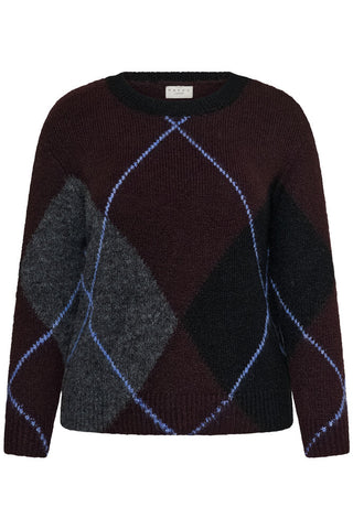 KCKit Pullover Dark Grey/Fudge Melange