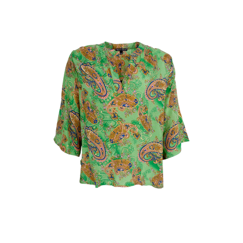BCLuna Flared Sleeve Blouse Willow Green