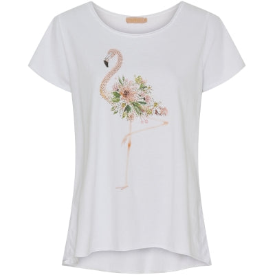 MdcMarie T-shirt Beige Flamingo