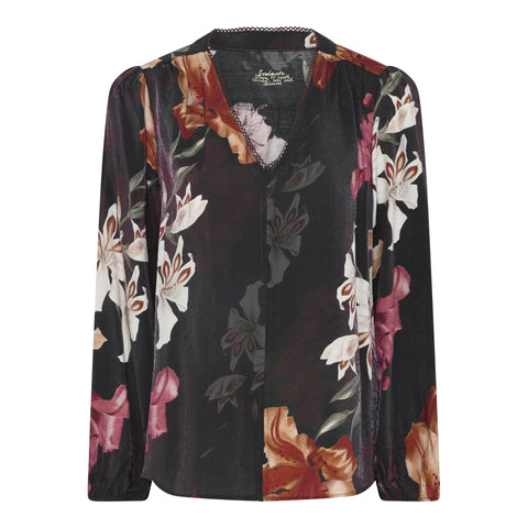 Leona Bluse Dark Wine