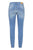 PZCarmen EMB Hw Jeans Skinny Leg Light blue Denim