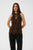 CUArto Okram Halter Top Coffee Bean