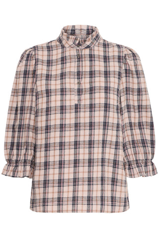 PZEvie Blouse Beige Navy