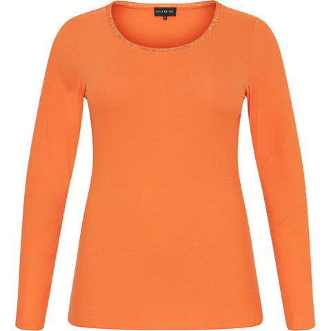 T-Shirt Long Sleeve Sorbet Orange