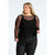 Mesh Blouse Black