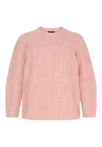 O Neck Sweater Marmelade Rose