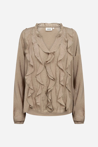 WA Judit 1 Shirt Mørk Sand