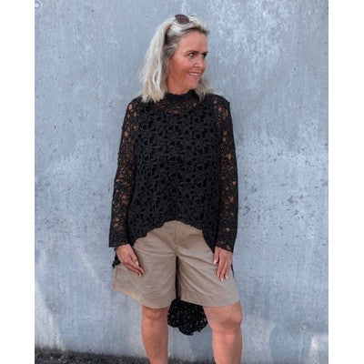 Fresa Lace Tunic Black