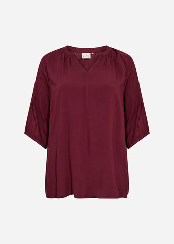 WA-SIA 34 Blouse Bordeaux