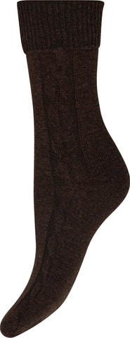 Decoy Cosy Ankel Sock Brown