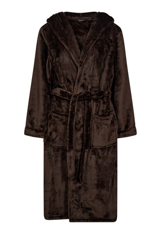 Robe W/Hood Brown