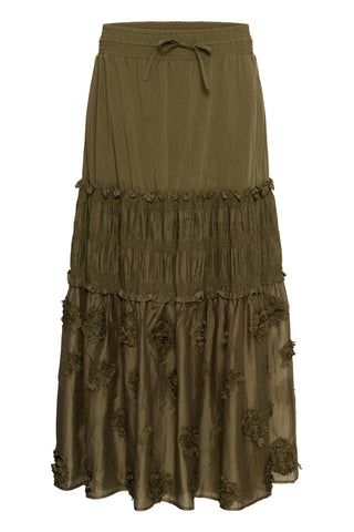 CUDeena Skirt Dusky Green