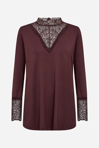 WA-Stella 8 Blouse Chocolade