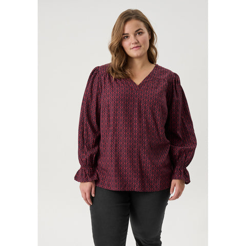 ADRonja Blouse Wine Red