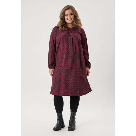 ADRoberta Dress Wine Red