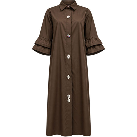 Amina Long Shirt Choco
