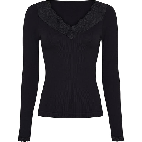 Belen Blouse Costina LS Nero