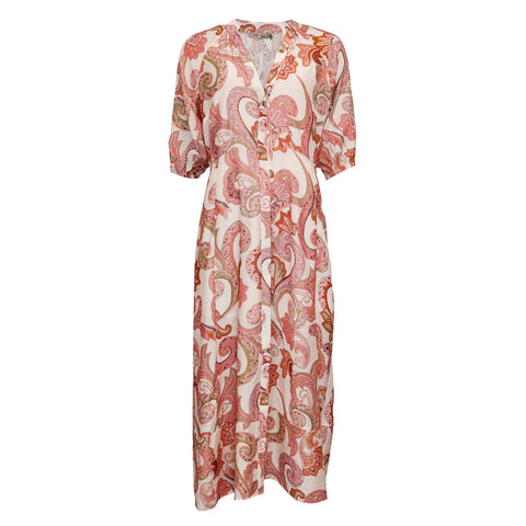 Daffodil Long Dress Pink Flower