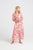 Daffodil Long Dress Pink Flower