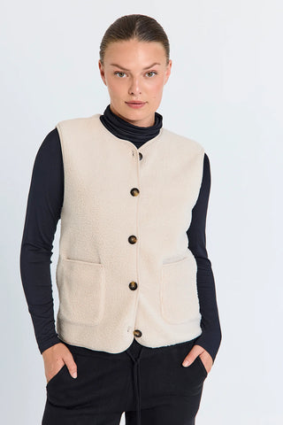 FQTeddy Waistcoat Beige