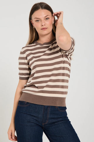 FQJoel Pullover Morel Moonbeam