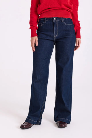 FQLonni Jeans Dark Blue Denim