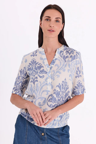 FQEsvespa Blouse Blue Mix