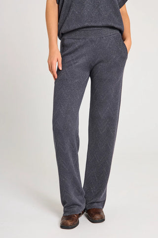 FQAnilux Pants Grap Pinstripe W Gunm