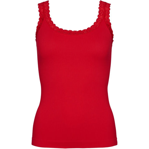 Frida Rib top - Red