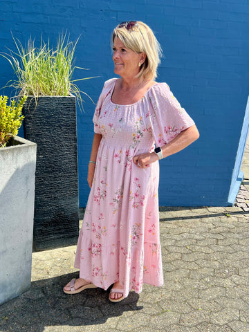 Sara Gage Rose Long Dress Rose