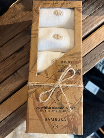 Klassiske  Sokker Hvid og Sort