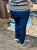 5Pockets Jeans W 24 cm Leg Dark Denim