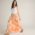 Gunette Viskose Long Skirt Orange