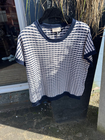 FDodo Pullover Navy W Moonbeam
