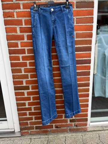 Luna Jeans W Flare Midblue