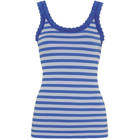 ISA Stripe Rib Top Alaska/Bianco