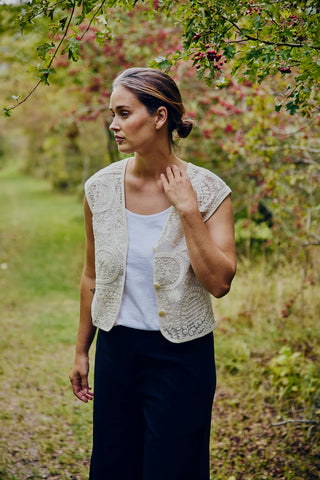 FQCrossy Waistcoat Moonbeam