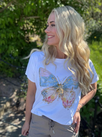 Butterfly T-shirt 3 Farver