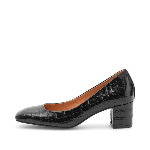 Marie Low Croco Stillet Black