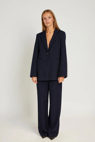 Mea Wide Pants Dark Blue