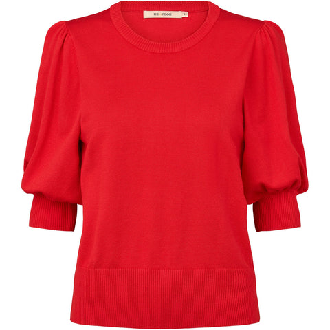 Softy Sorrel Strik Bluse Mars Red